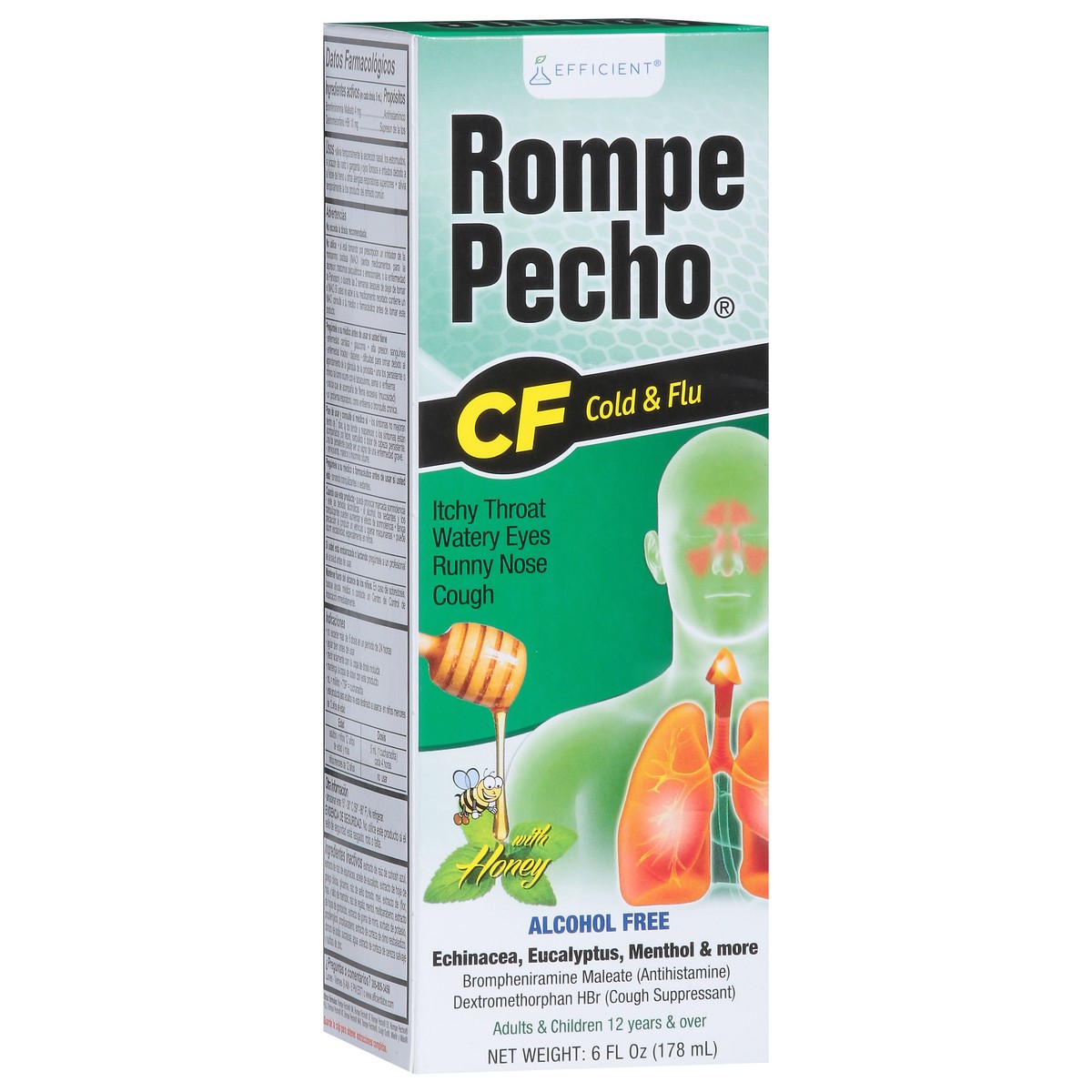 slide 11 of 14, Rompe Pecho Cold & Flu with Honey 6 fl oz, 6 fl oz