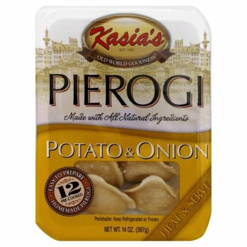 slide 1 of 1, Kasia's Potato Onion Pierogi, 14 oz