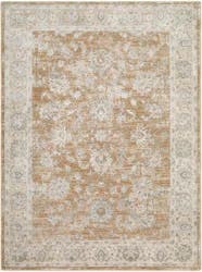 Plateau Light Brown 63" x 84" Area Rug