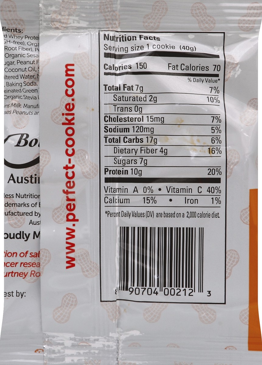 slide 4 of 6, Perfect Cookie Protein Cookie 1.41 oz, 1.41 oz