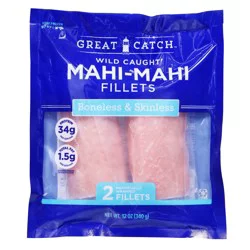 Great Catch Frozen Wild Caught Boneless Mahi-Mahi Fillets