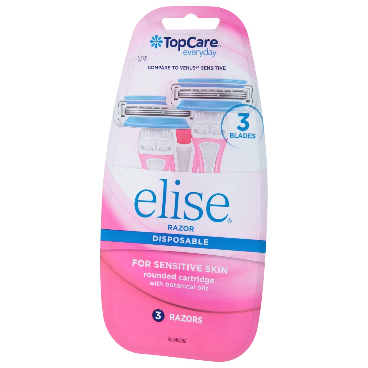 slide 2 of 9, Topcare Womens Triple Blade Razor, 3 ct