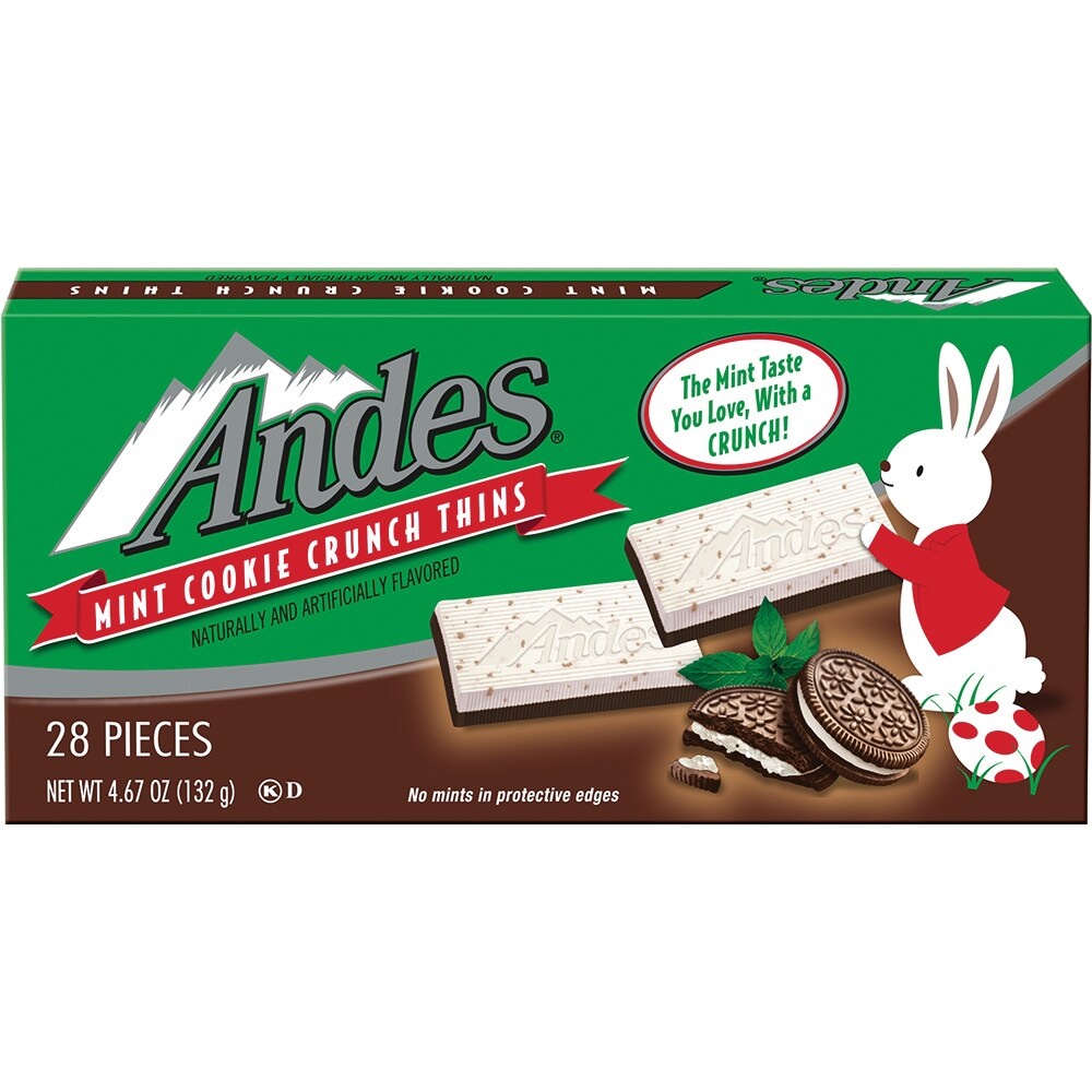 slide 1 of 1, Andes Mint Cookie Crunch Thins, 4.67 oz