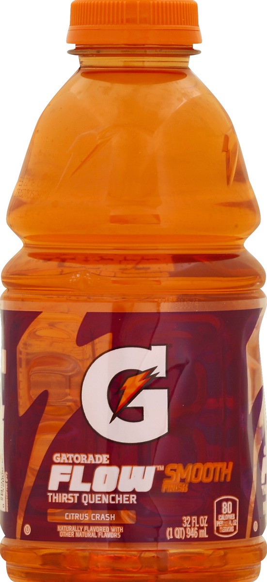 slide 3 of 4, Gatorade Flow Citrus Crush, 32 oz