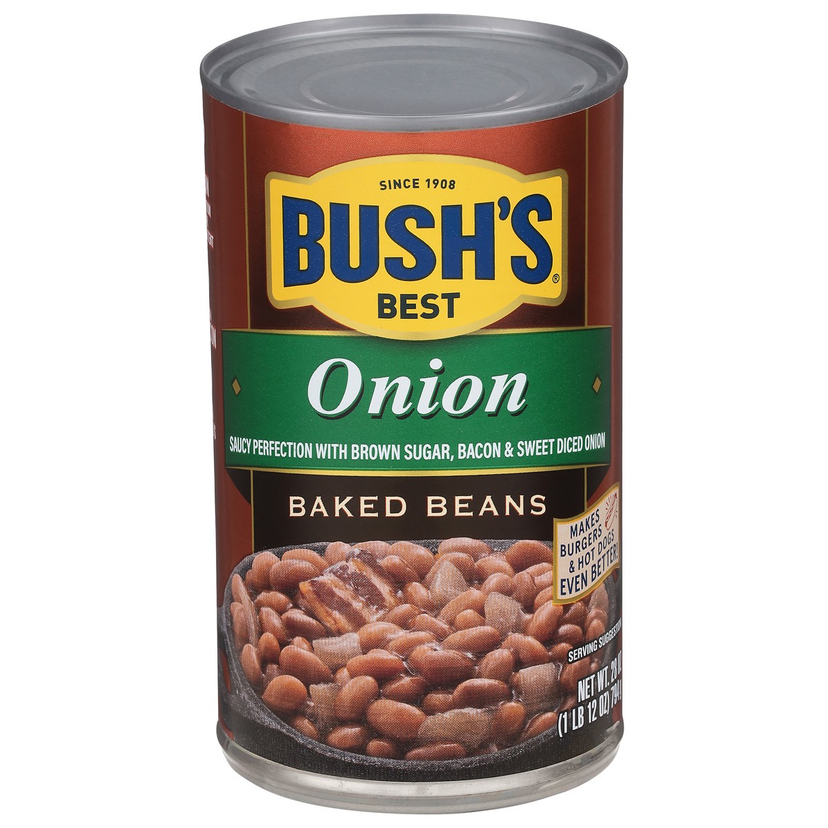 slide 1 of 5, Bush's Best Bush's Baked Beans with Onion 28 oz, 28 oz