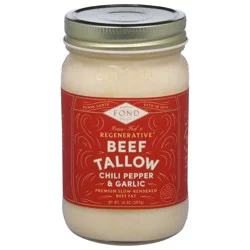 Fond Chili Pepper & Garlic Beef Tallow 14 oz