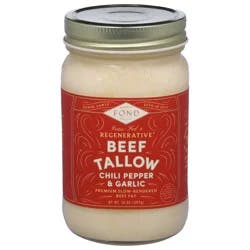 Fond Chili Pepper & Garlic Beef Tallow 14 oz