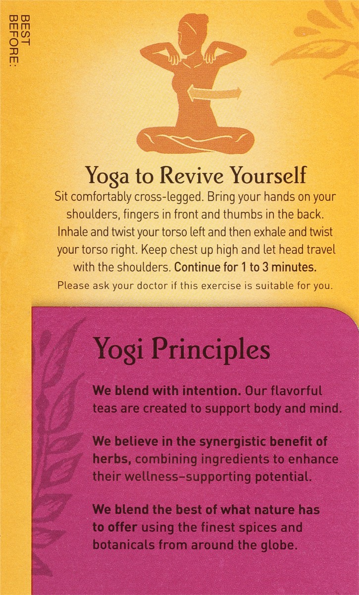slide 7 of 9, Yogi Tea Bags Spiced Blackberry Focus 16 Tea Bags, 16 ct