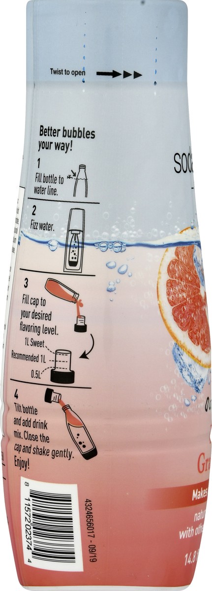 slide 9 of 12, SodaStream Classics Zero Pink Grapefruit Drink Mix 14.9 fl oz, 14.9 fl oz