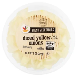 Giant Diced Yellow Onions