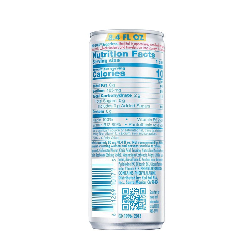 slide 45 of 64, Red Bull Sugarfree Energy Drink 8.4 fl oz, 8.4 fl oz