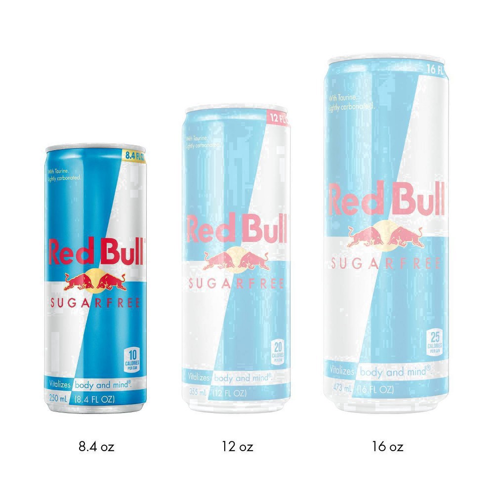 slide 9 of 64, Red Bull Sugarfree Energy Drink 8.4 fl oz, 8.4 fl oz