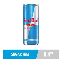 Red Bull Sugar Free Energy Drink, 80mg Caffeine, 8.4 fl oz Can