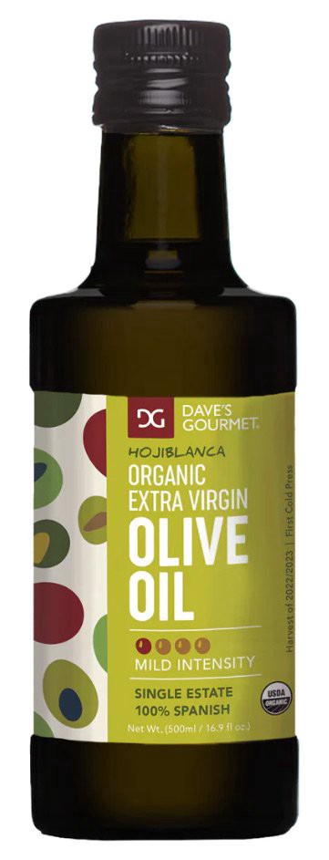 slide 1 of 1, Daves Gourmet Olive Oil Extra Virgin Hojiblnca - 500 ML, 500 ml