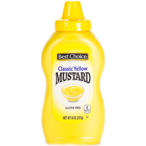 slide 1 of 1, Best Choice Squeeze Mustard, 8 oz