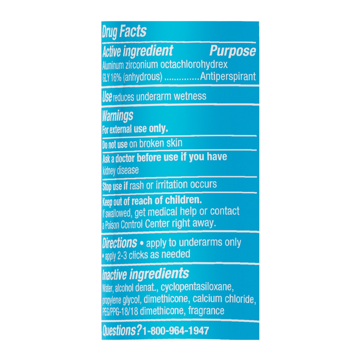 slide 5 of 8, Secret Fresh Clear Gel Antiperspirant and Deodorant for Women, Coconut Scent, 2.6 oz each, Pack of 2, 2 ct