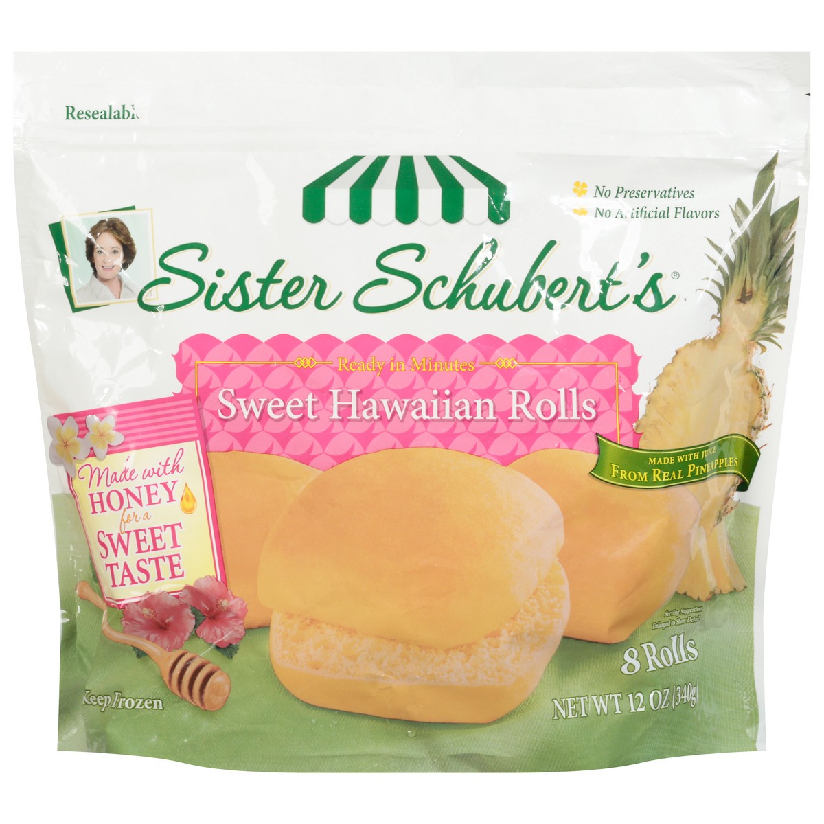 slide 1 of 9, Sister Schubert's SISTER SCHUBERTS SWEET HAWAIIAN ROLLS, 12 oz