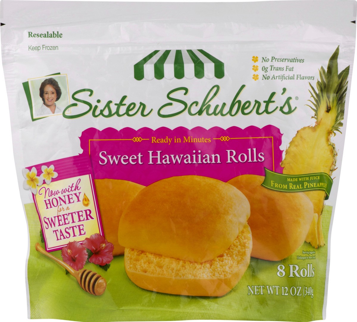 slide 6 of 9, Sister Schubert's SISTER SCHUBERTS SWEET HAWAIIAN ROLLS, 12 oz