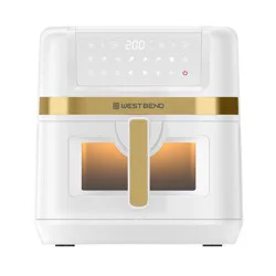 Westbend Timeless 7-Quart Air Fryer - White/Gold