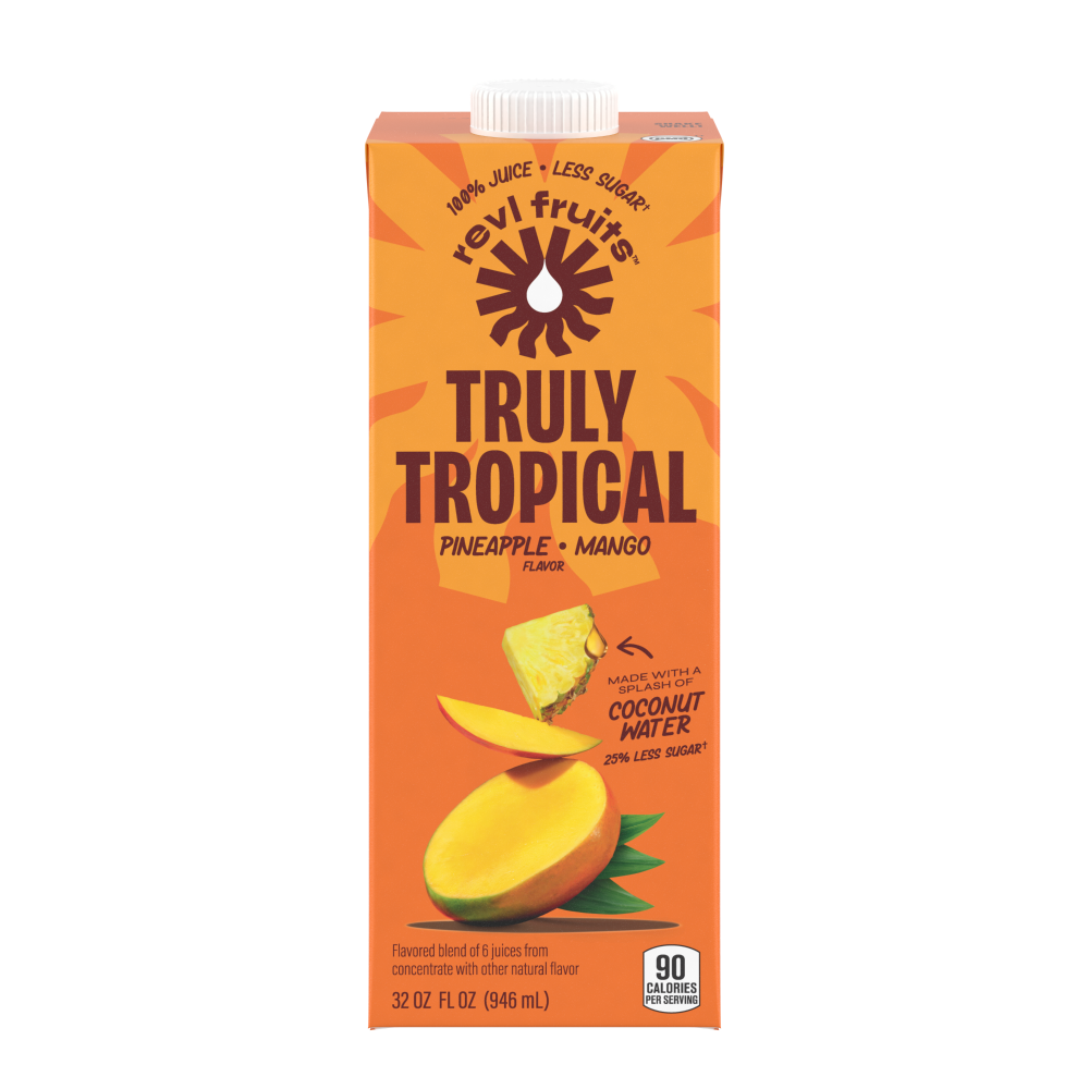 slide 1 of 5, Ocean Spray Revl Fruits Pineapple Mango Juice Blend - 32 fl oz, 32 fl oz