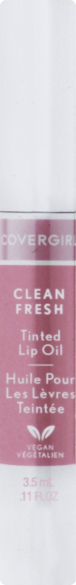 slide 2 of 2, Covergirl Clean Fresh Tinted Lip Oil, Quench, 0.8 oz