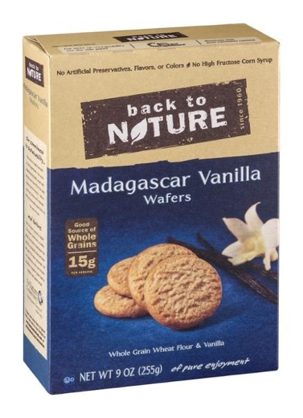 slide 1 of 4, Back to Nature Cookies Madagascar Vanilla Wafer, 9 oz