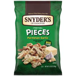 Snyder's of Hanover Parmesan Garlic Flavored Pretzel Pieces, 11.25 oz Bag