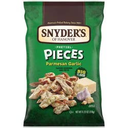 Snyder's of Hanover Parmesan Garlic Flavored Pretzel Pieces, 11.25 oz Bag
