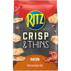Ritz Crisp & Thins Bacon Potato and Wheat Chips