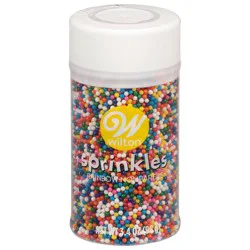 Wilton Rainbow Nopareils Sprinkles 3.4 oz