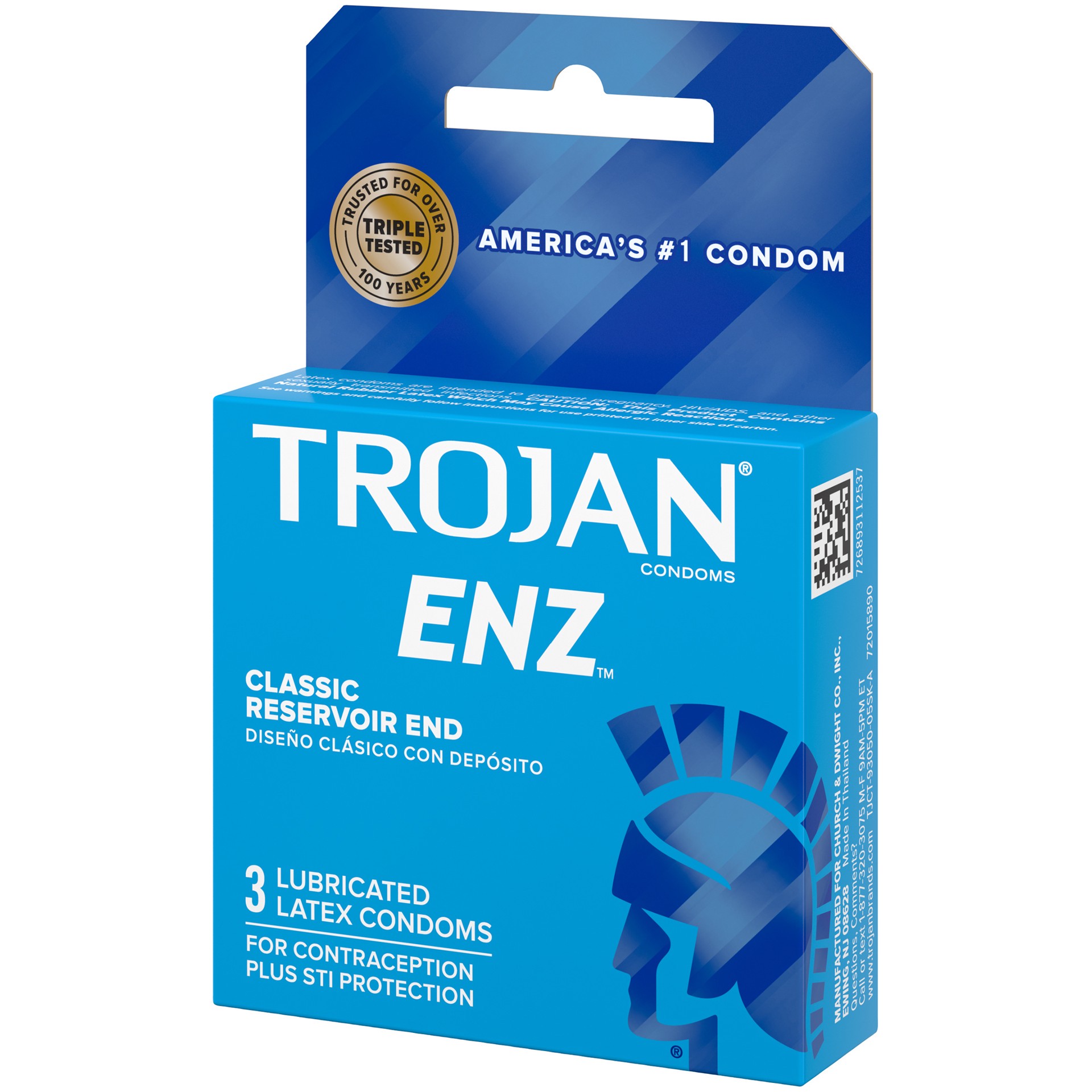 slide 5 of 5, Trojan Lubricated Condoms, 3 ct