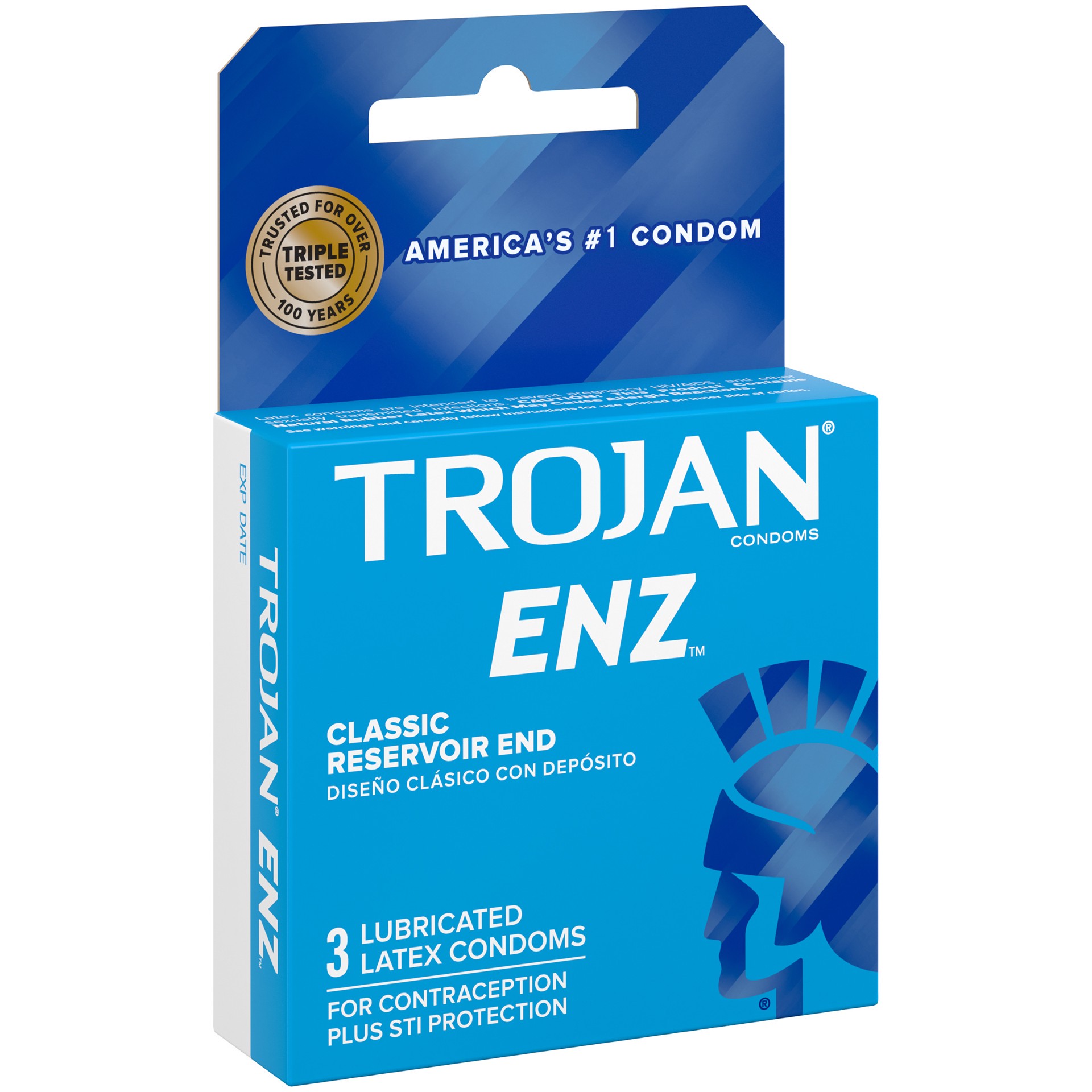 slide 2 of 5, Trojan Lubricated Condoms, 3 ct