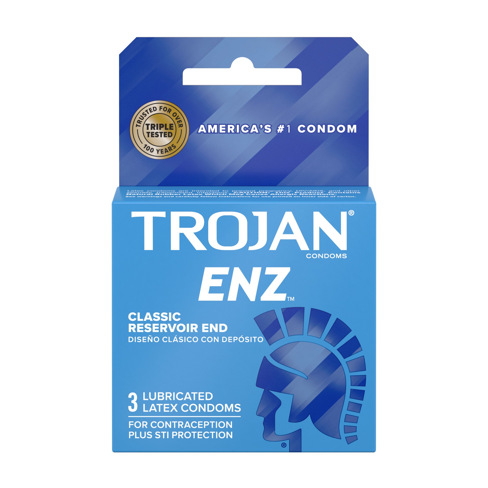 slide 1 of 5, Trojan Lubricated Condoms, 3 ct