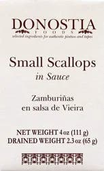Donostia Foods Small Scallops In Sauce