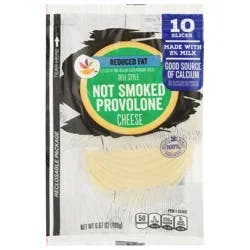Giant Reduced Fat Not Smoked Provolone Cheese Deli Style Slices 10ct