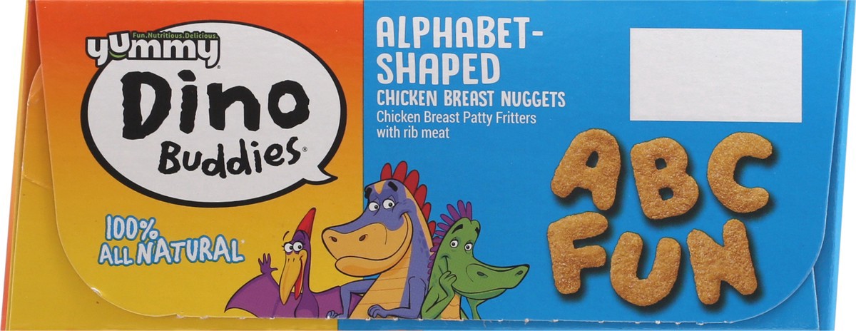 slide 4 of 9, Dino Buddies Yummy Alphabet-Shaped Chicken Breast Nuggets, 35 oz, 35 oz