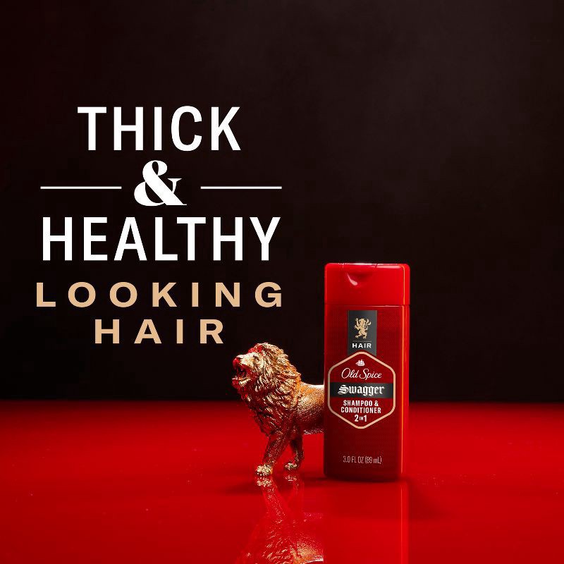 slide 10 of 10, Old Spice Swagger 2-in-1 Shampoo & Conditioner - Trial Size - 3 fl oz, 3 fl oz