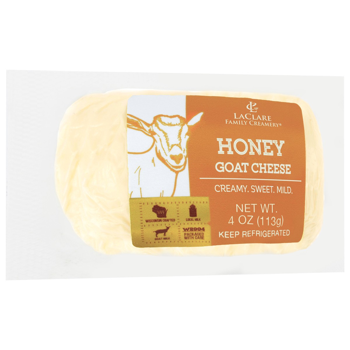 slide 10 of 14, LaClare Family Creamery Honey Goat Cheese 4 oz, 1 ct