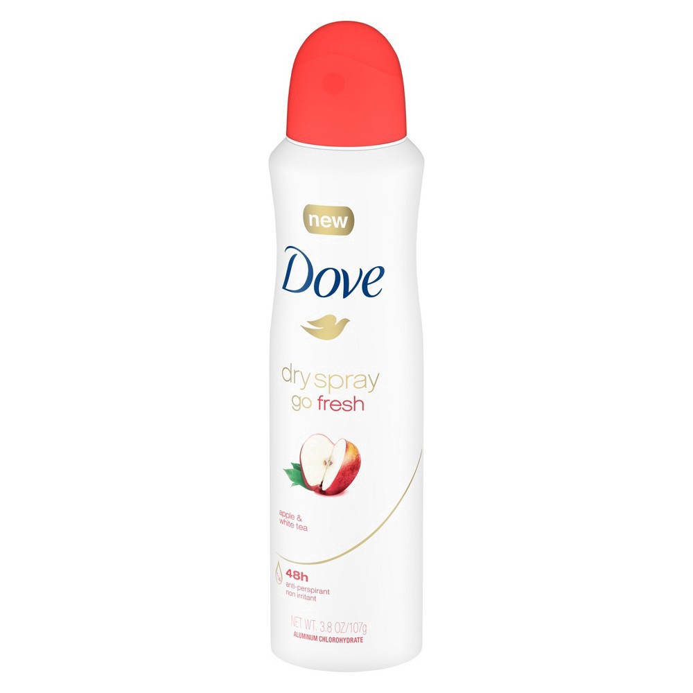 slide 38 of 61, Dove Advanced Care Antiperspirant Deodorant Spray Apple & White Tea, 3.8 oz, 3.8 oz