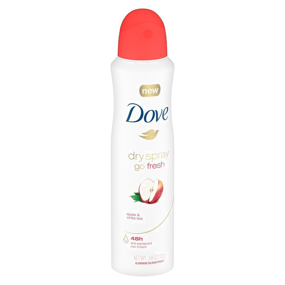 slide 19 of 61, Dove Advanced Care Antiperspirant Deodorant Spray Apple & White Tea, 3.8 oz, 3.8 oz