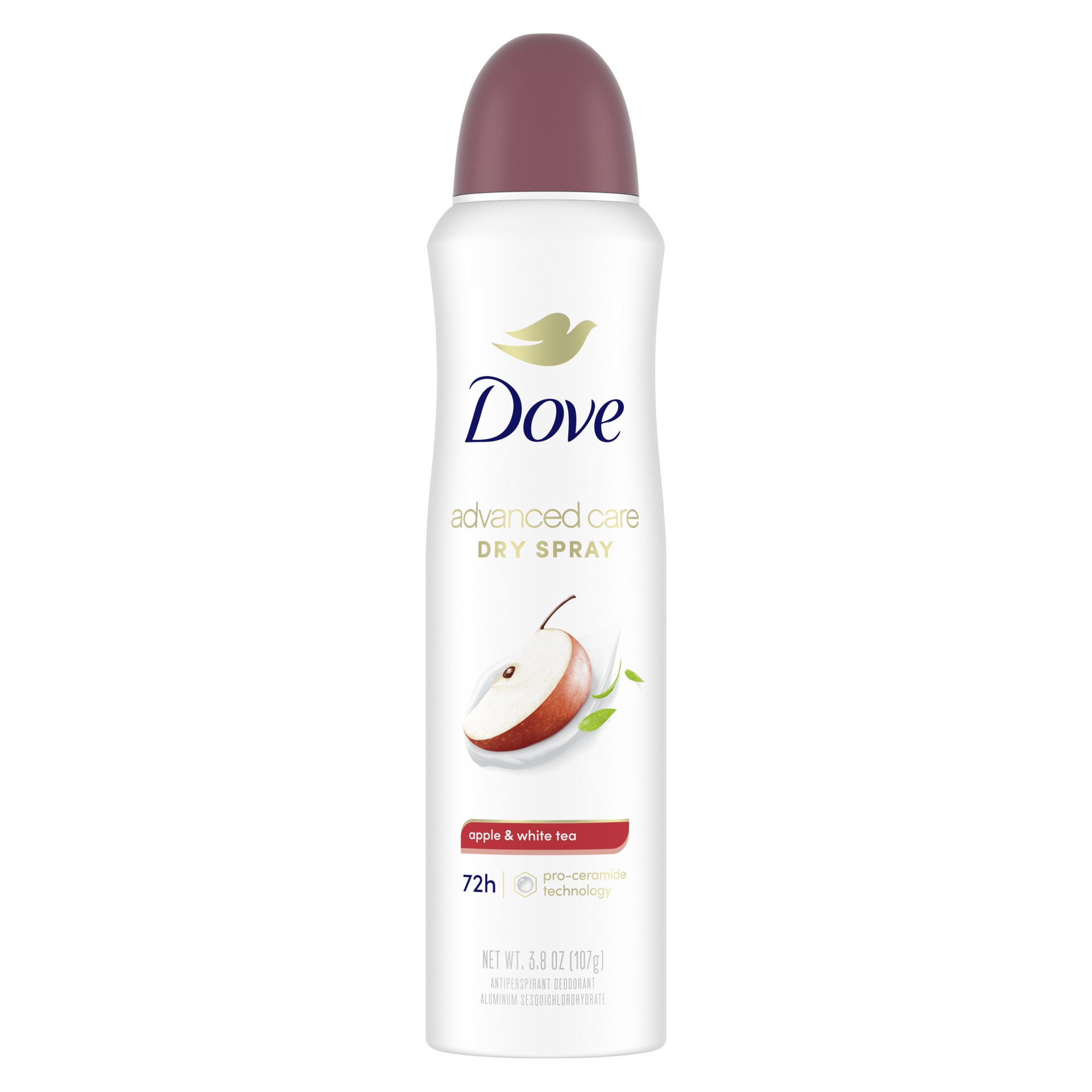 slide 1 of 61, Dove Advanced Care Antiperspirant Deodorant Spray Apple & White Tea, 3.8 oz, 3.8 oz