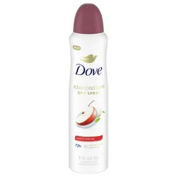 Dove Advanced Care Antiperspirant Deodorant Spray Apple & White Tea, 3.8 oz
