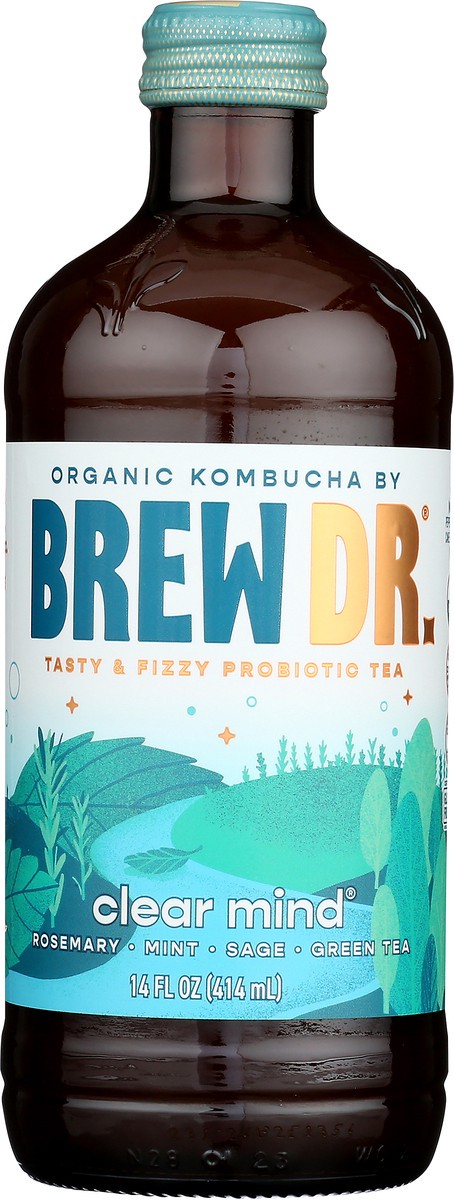 slide 8 of 9, Brew Dr. Brew Dr Kombucha Clear Mind - 14 fl oz, 14 fl oz