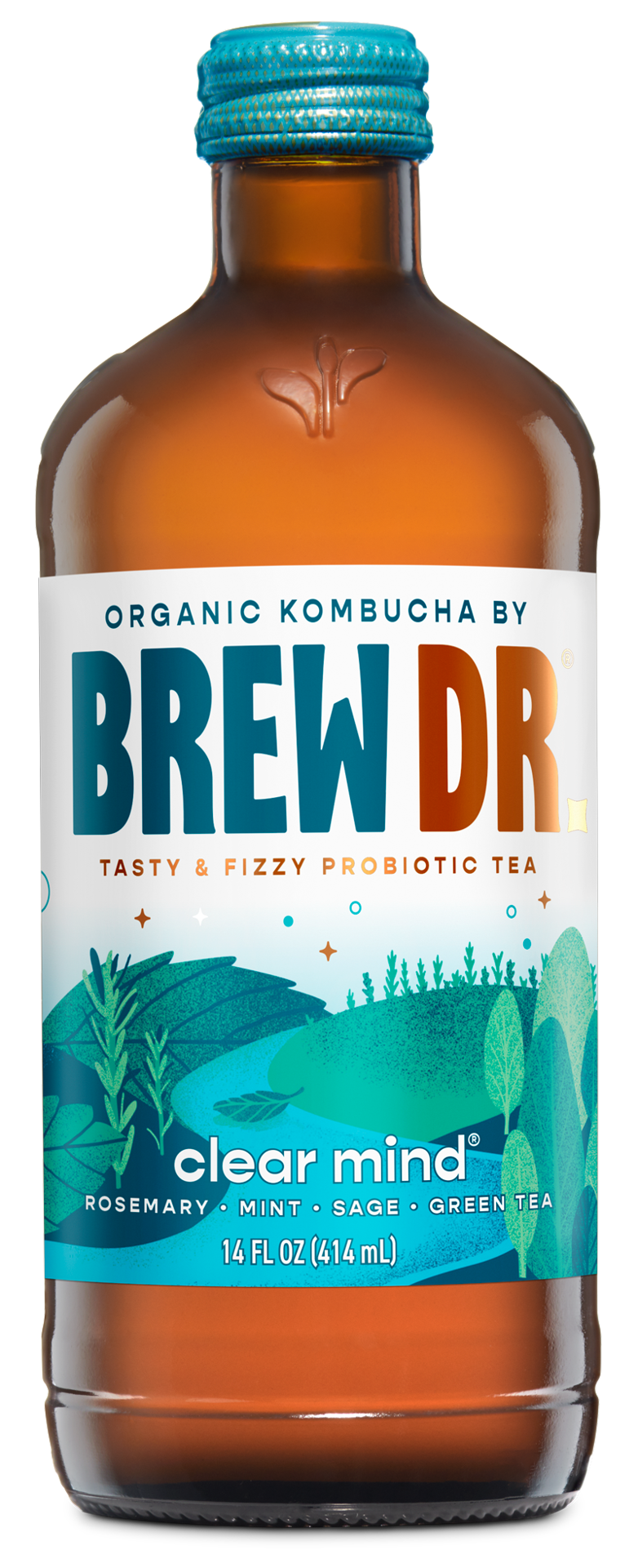 slide 1 of 9, Brew Dr. Brew Dr Kombucha Clear Mind - 14 fl oz, 14 fl oz