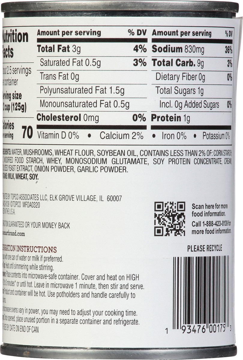 slide 5 of 9, That's Smart! Cream Of Mushroom Condensed Soup 10.5 oz, 10.5 oz