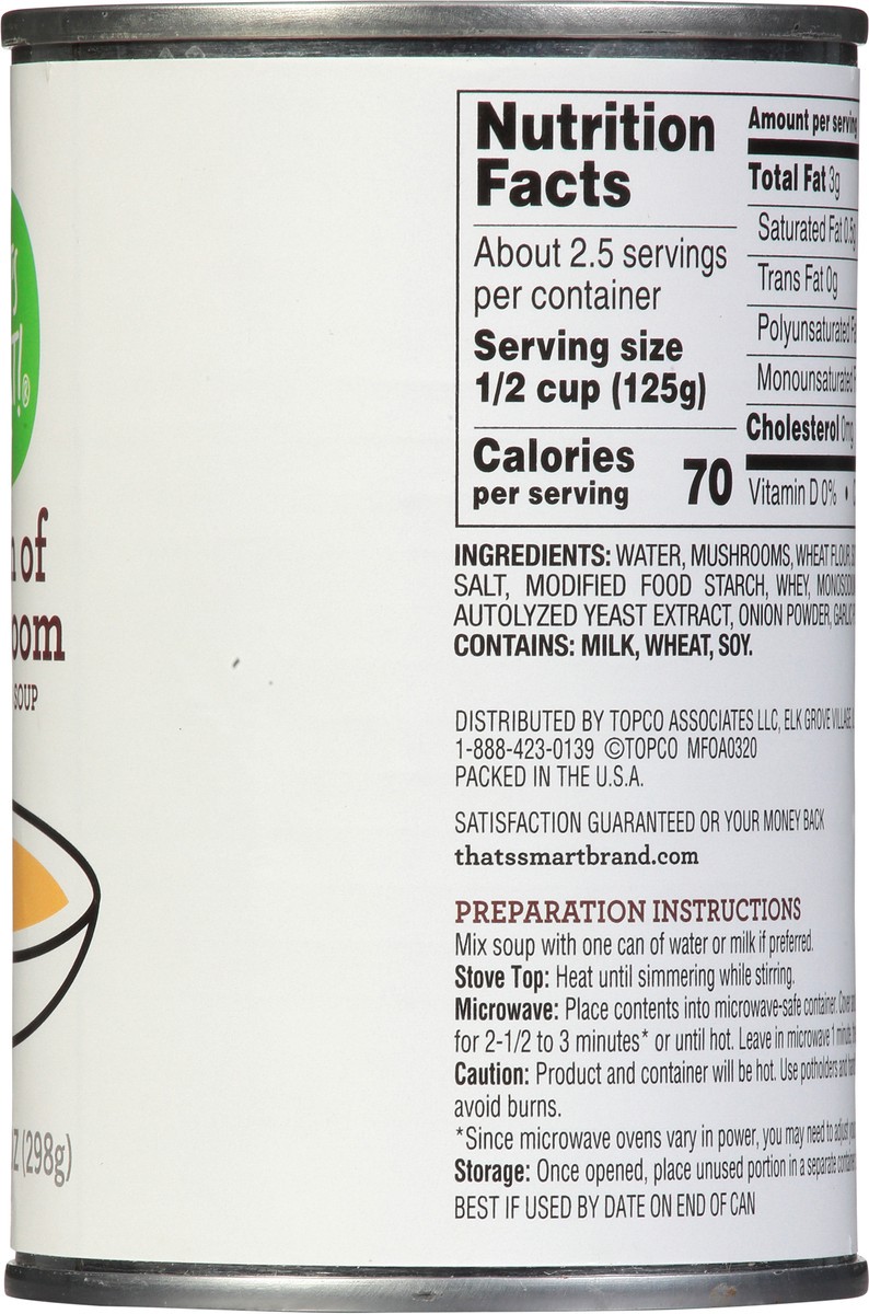 slide 2 of 9, That's Smart! Cream Of Mushroom Condensed Soup 10.5 oz, 10.5 oz