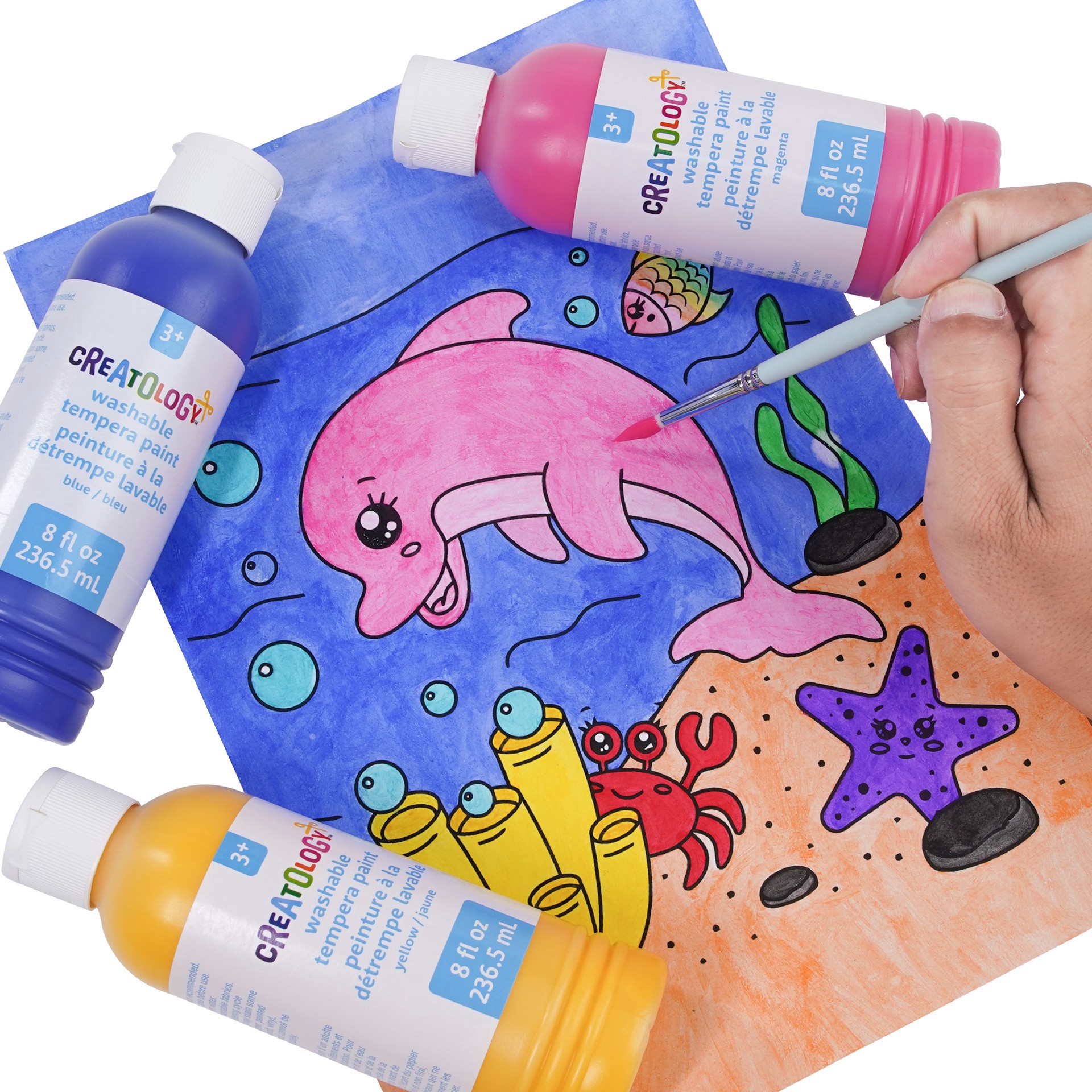 slide 3 of 7, 8oz. Washable Tempera Paint By Creatology, 8 oz