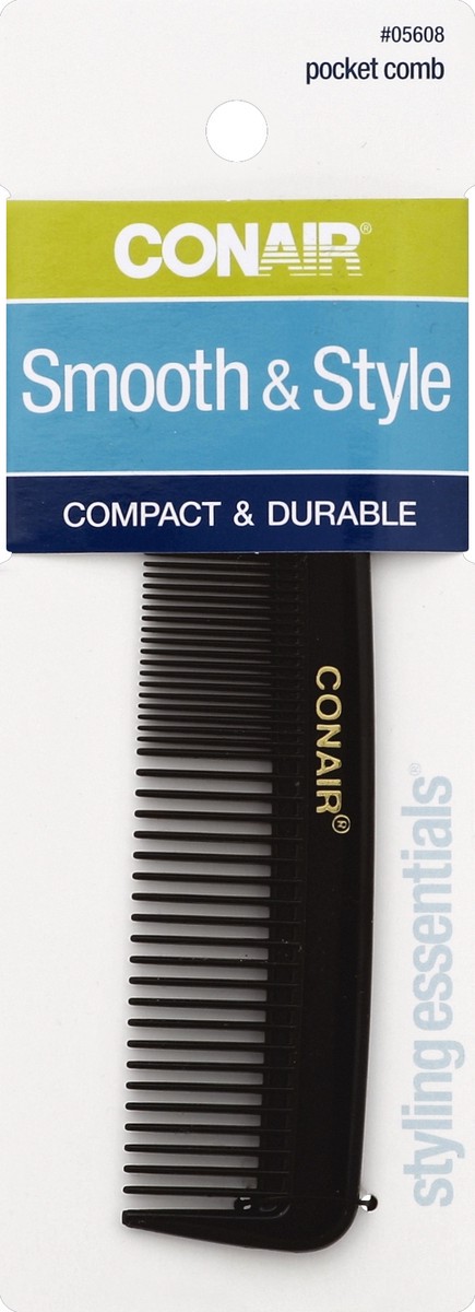 slide 2 of 2, Conair Style & Smooth Pocket Comb, 1 ct