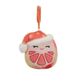 Squishmallows Holiday Plush Backpack Clip, Assorted Characters, 3.5 in