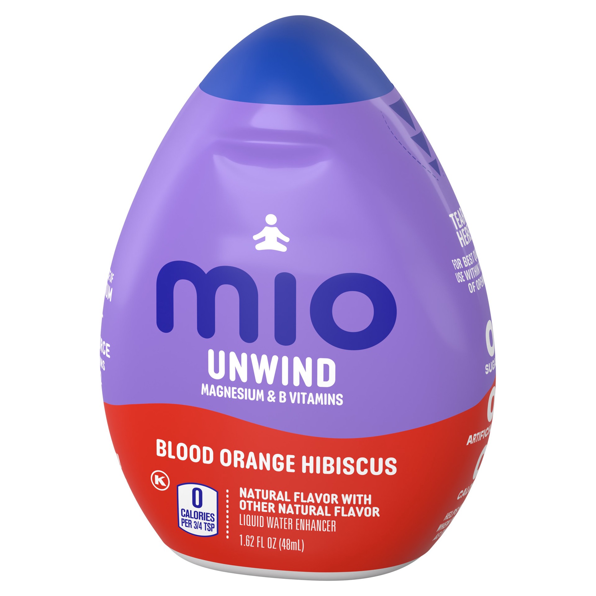slide 5 of 8, mio Unwind Blood Orange Hibiscus Liquid Water Enhancer with Magnesium & B Vitamins, 1.62 fl oz Bottle, 1.62 fl oz